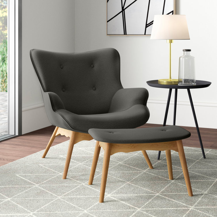 Hykkon Jolene Upholstered Accent Chair & Reviews Wayfair.co.uk